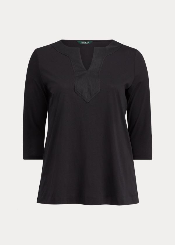 Women's Ralph Lauren Cotton Tunic Tops | 492370KHQ